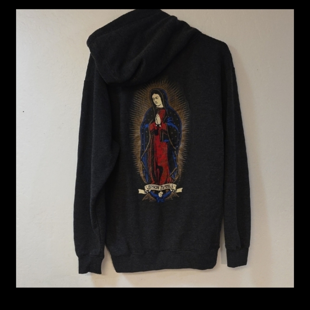 Santa Cruz Skateboards Charcoal Hoodie x Jason Jessee